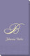 Pick Your Single Monogram with Text Guest Towels Image 4 of 4